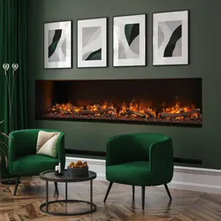 muenkel design wall fire electronic PRO [Opti-myst Elektrokamineinsatz Wandeinbau]: 2200 mm - mit Dekoholz - Ohne Heizung - Tank