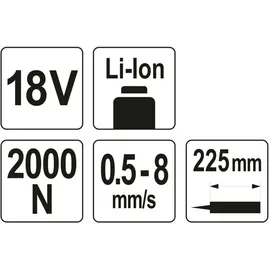 Yato Kartuschenpresse 18V