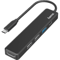 Hama USB-C Hub Multiport, 1x USB-C 3.0 [Stecker] (200117)