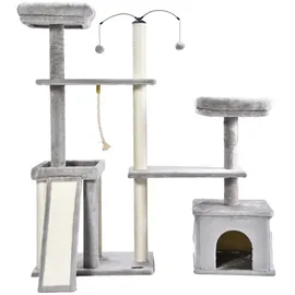 Home Deluxe JAX Kratzbaum 136 x 124 x 40 cm grau