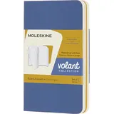 Moleskine Volant Linierte Notizbücher XS Blau/Gelb