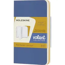 Moleskine Volant Linierte Notizbücher XS Blau/Gelb