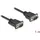 DeLock Seriell Kabel RS-232 D-Sub9 Stecker zu Stecker mit schmalem Steckergehäuse 1 m