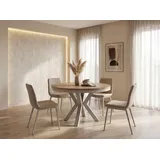 WFL GROUP Lancelot Ø 100 cm braun