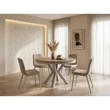 WFL GROUP Lancelot Ø 100 cm braun