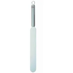 Streichpalette RÖSLE, silber (edelstahlfarben), Edelstahl 18/10, Küchenpaletten, zum Glattstreichen und Anheben von Torten und Kuchen, Edelstahl 18/10