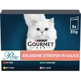 Purina Gourmet Perle Erlesene Streifen 10 x 8 x 85 g