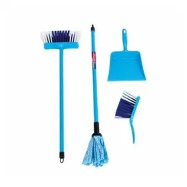 Theo Klein Wischmopp Set Color Line Blau 4 St.