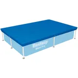Bestway Global Holding Inc. Bestway PE-Abdeckplane 224 x 154 cm, blau, eckig