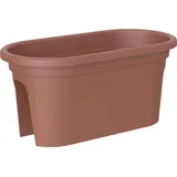 Artevasi artevasi© VENEZIA Jardiniere Geländerkasten Terracottafarben 60 cm - Kunststoff