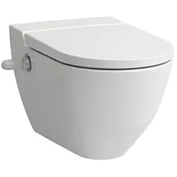 LAUFEN Cleanet navia Dusch-Tiefspül-WC H8206017577171 spülrandlos, 37x58cm, für externen Wasseranschluss, weiß matt