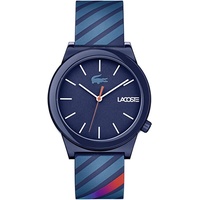 Lacoste Herren Analog Uhr Motion mit Silikon Armband Men Quarz Watch