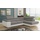 Sofnet Ecksofa Caris mit Schlaffunktion und einstellbare Kopfstützen, Wohnlandschaft mit Bettkasten, Couch, Sofa (Weiß + Grau (Soft 017 + Sawana 21),