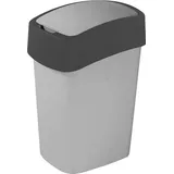 Curver Flip Bin 10 l silber/graphit