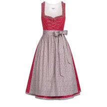 Nübler Dirndl midi Terres rot 34