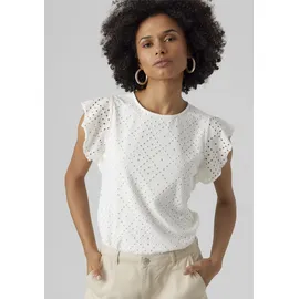 Vero Moda Vmtassa Sl Frill Noos Top Weiß M
