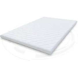 Fdm Topper Matratzenauflage 140 x 200 cm weiß