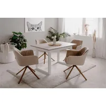 CaliCosy Houston 120-160 x 80 x 75 cm weiß