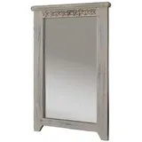 Massivmoebel24 Spiegel Mango / Akazie 60 x 3 x 90 cm Weiß