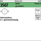 F. REYHER Nchfg. GmbH & Co. KG DIN 3567 Stahl A 169 NW 150 grundiert Rohrschellen-Hälften S