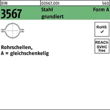 F. REYHER Nchfg. GmbH & Co. KG DIN 3567 Stahl A 169 NW 150 grundiert Rohrschellen-Hälften S