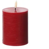 uYuni LED Kerze PIA 10 cm rot