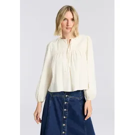 Levi's Levi's® Klassische Bluse JOSEPHINE LS HOLI mit elastischem Bund weiß S (36)
