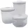 Solis Vakuumierbehälter-Set, 3 Stück, 700/1400/2000 ml,