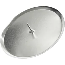 OEM Kaemingk Metall-adventskerzenhalter Ø 6 Cm Silber - 4 Stück Weihnachtsdeko