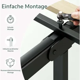 zinus eu limited Joseph 100 x 200 cm Schwarz