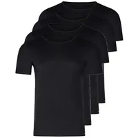SKINY Unterhemd / Shirt Kurzarm Basis in Schwarz |