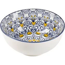 Schale Maja Blau/Gelb Ø ca. 19,5cm