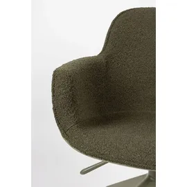 ZUIVER Albert Kuip Bürostuhl Aluminium/Kunststoff Grün