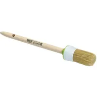 Nölle Profi Brush Ringpinsel Gr.2 Borsten-L.38mm 20mm helle Mischb.roh.Holzstiel