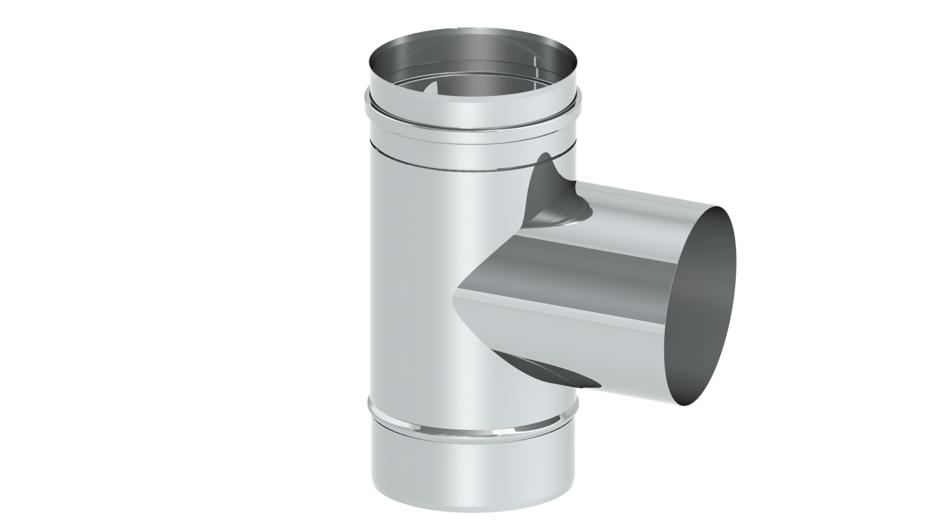 T-Anschluss 87° mit Wassernase Abgang l= 108 mm Ø 200 mm