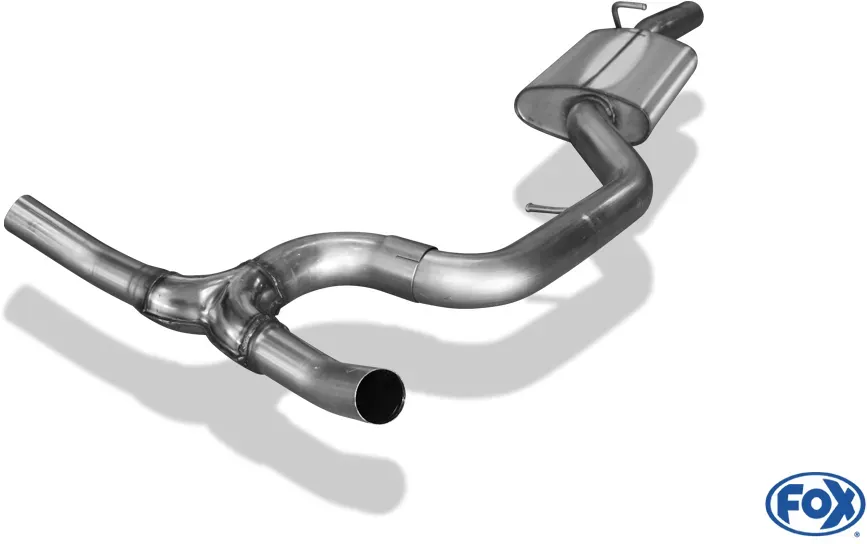 Fox Mittelschalldämpfer Auspuff für VW Passat 3C CC 4-motion 3,2l 184kW 3,6l