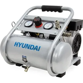 Hyundai Silent Kompressor SAC75008 (9 bar, 8L tragbar, ölfrei 49 dB, 750 W | 1 PS)
