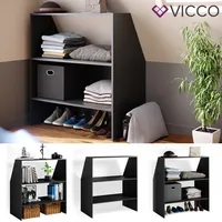 Vicco Dachschrägenregal Bücherregal Anthrazit
