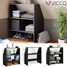Vicco Dachschrägenregal Bücherregal Anthrazit