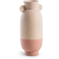 Vase Mickey 42 cm Steingut Rosa