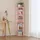 [en.casa] Kinderregal Vestnes 108 x 27 x 27 cm MDF rosa/weiß