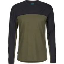 Icebreaker Merino Blend 125 Cool-lite Sphere Colour Block Dark Loden/Black/Cb XXL