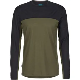 Icebreaker Merino Blend 125 Cool-lite Sphere Colour Block Dark Loden/Black/Cb XXL
