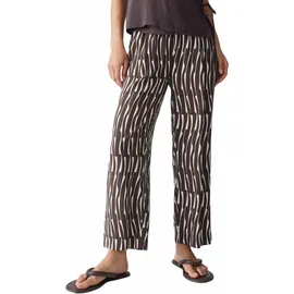 Opus Marou bamboo Wide Leg Hose Dunkelbraun 36