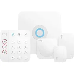 RING Alarm-Set - S, 5-teilig (2. Generation) Starter Kit, Weiß