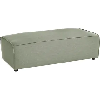 Home Affaire »NEU: SHERWOOD XXL, Polsterhocker, Cord, Webstoff«, rechteckig, bequemer Sitzkomfort, 130/60/44 cm, Krokodilverbinder