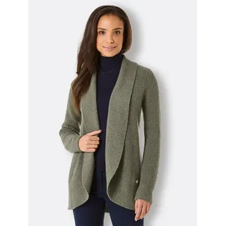 CREATION L Strickjacke grün