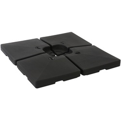 Sonnenschirmständer MCW-F79, Ampelschirmständer Marktschirmständer für Bodenkreuz, befüllbar 124kg