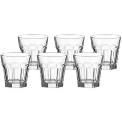 Leonardo Rock Whiskygläser 6er Set transparent 