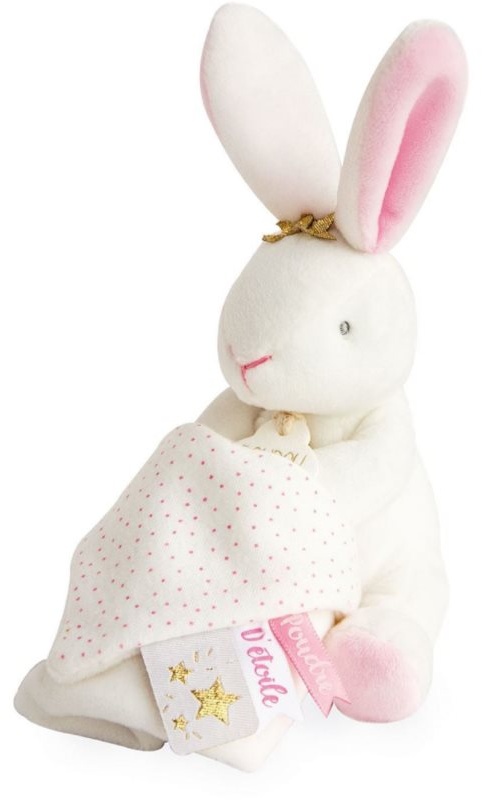 Doudou Gift Set Bunny Rabbit Plüschspielzeug für Kinder ab der Geburt White Rabbit 1 St.